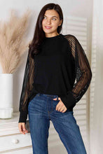Load image into Gallery viewer, women&#39;s Round Neck Raglan Sleeve Blouse
