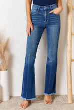 Load image into Gallery viewer, Kancan High Rise Raw Hem Flare Jeans