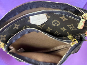 Fashion Leather trim Guitar strap handbag 3pc set  crossbody shoulder bag handbag purse - Sassy Shelby's