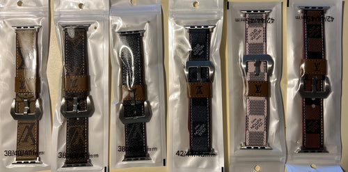 Leather fashion Iphone smart  watch bands - Sassy Shelby's