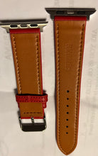 Load image into Gallery viewer, Leather fashion apple smart  watch bands Red - Sassy Shelby&#39;s
