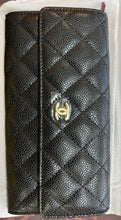 Load image into Gallery viewer, Fashion qulited black leather c wallet card slots handbag - Sassy Shelby&#39;s