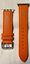 Load image into Gallery viewer, Leather fashion apple smart  watch bands orange - Sassy Shelby&#39;s