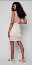 Load image into Gallery viewer, Charlie B Embroidered Hem Twill Skort - Pearl
