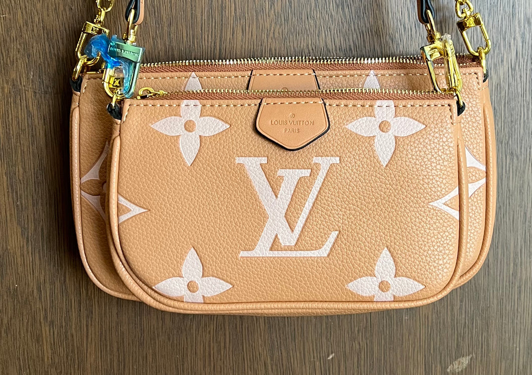 fashion leather handbag shoulder bag crossbody purse 2pc set - Sassy Shelby's