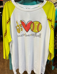 Graphic softball tee shirt size 2X - Sassy Shelby's