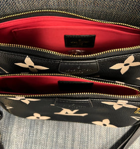 Leather trim Fashion handbag 2pc set  crossbody shoulder bag handbag purse - Sassy Shelby's